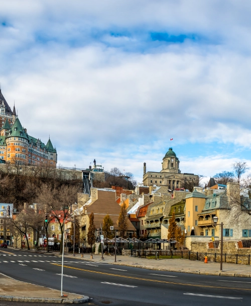 lower old town basse ville and frontenac castle